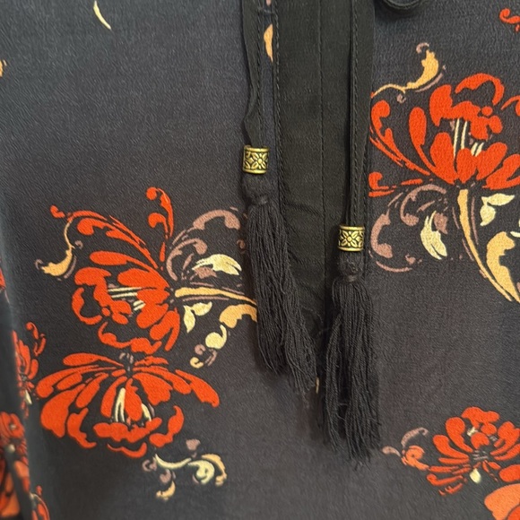 Anthropologie Meadow Rue Floral Boho Blouse - Picture 9 of 10